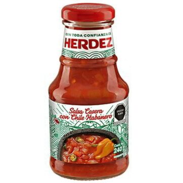 Salsa roja casera habanero 240g Herdez